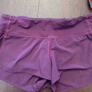 Lululemon speed shorts